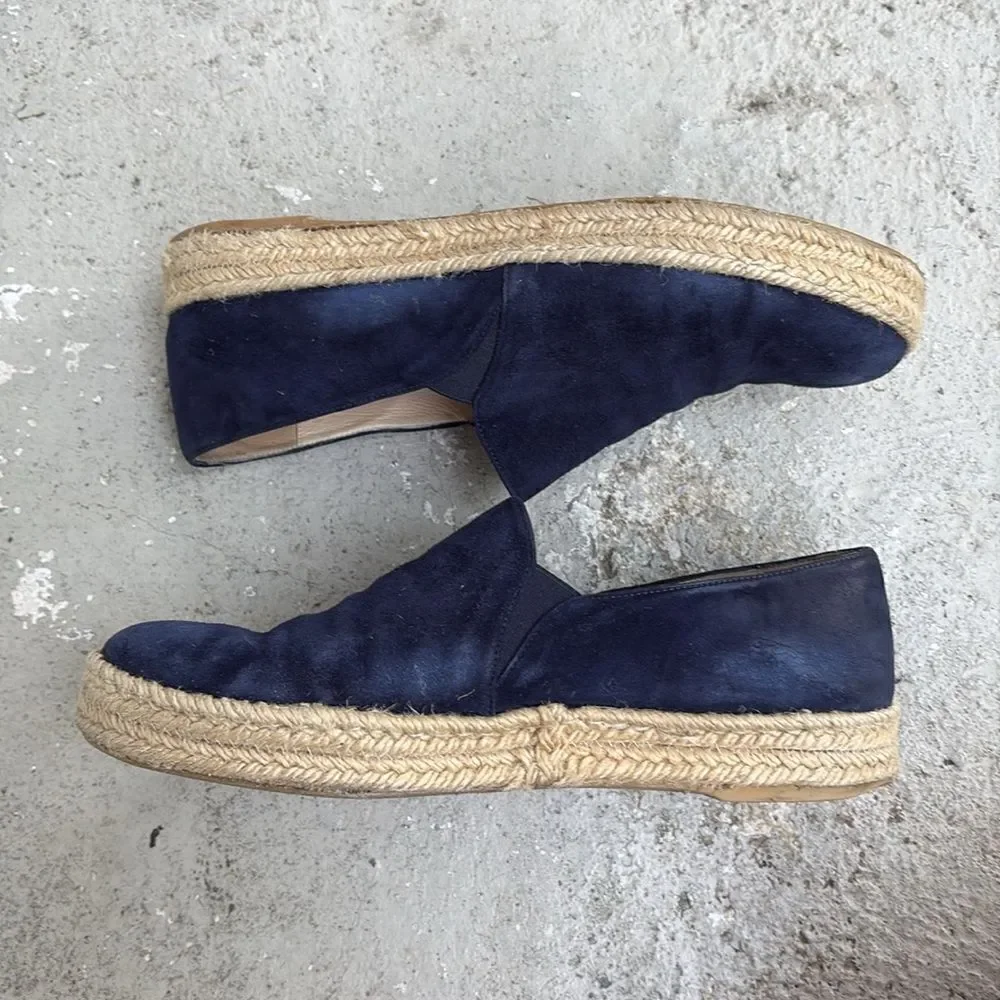 Stuart Weitzman suede espadrille’s